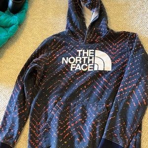 Youth north face hoodie size large